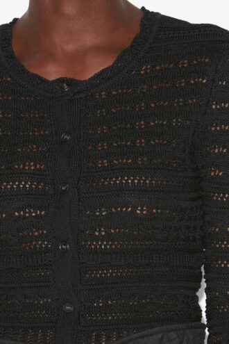 Cardigan court ajouré Ajaline