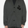Cardigan Curtis en laine et coton avec logo Cardigan Curtis en laine et coton avec logo