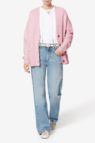 Cardigan Eborah en alpaga avec logo