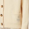 Cardigan Eborah en alpaga avec logo Cardigan Eborah en alpaga avec logo