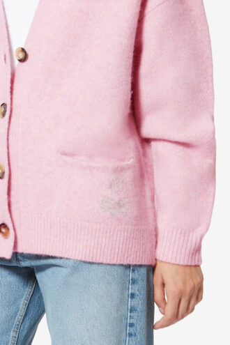 Cardigan Eborah en alpaga avec logo