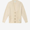 Cardigan Eborah en alpaga avec logo Cardigan Eborah en alpaga avec logo