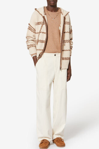 Cardigan en laine chinée Rolian