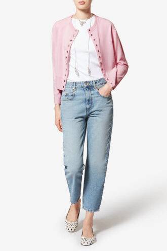 Cardigan en laine mérinos et cachemire Idesia