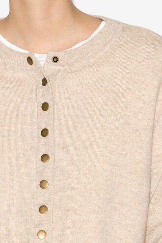 Cardigan en laine mérinos et cachemire Idesia