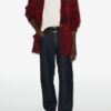 Cardigan long en kid mohair Mahel