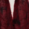 Cardigan long en kid mohair Mahel