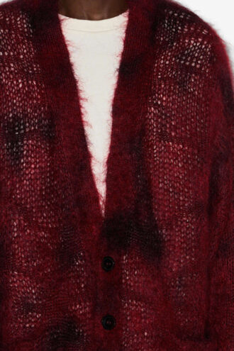 Cardigan long en kid mohair Mahel