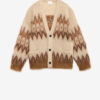 Cardigan à motif Fair Isle en mohair Nielson Cardigan à motif Fair Isle en mohair Nielson