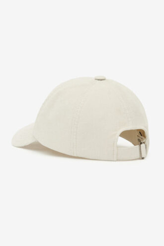 Casquette Tomas en velours côtelé