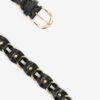 Ceinture Bali en cuir entrelacé et métal Ceinture Bali en cuir entrelacé et métal