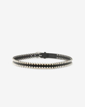 Ceinture à boucle en cuir Zap