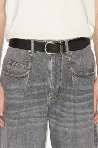 Ceinture classique en cuir Dela
