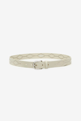 Ceinture en cuir cloutée Liliana