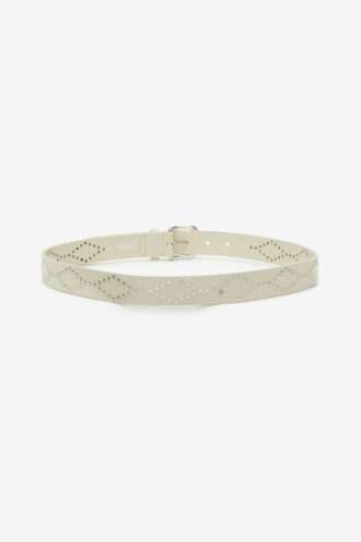 Ceinture en cuir cloutée Liliana