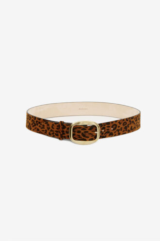 Ceinture en cuir de veau suédé Darah