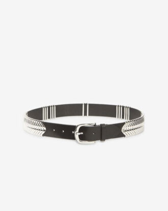Ceinture en cuir de veau Tehora
