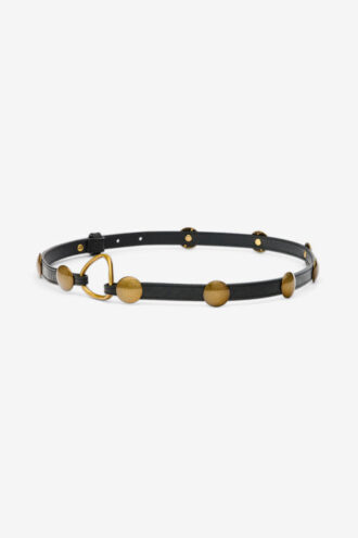 Ceinture en cuir embellie Karlo