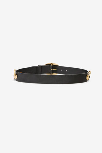 Ceinture en cuir et métal Dara