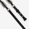 Ceinture en cuir Grimsby avec anneaux et clous