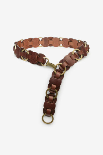 Ceinture en cuir Lota avec anneaux Ceinture en cuir Lota avec anneaux