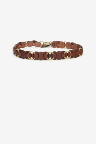 Ceinture en cuir Lota avec anneaux Ceinture en cuir Lota avec anneaux