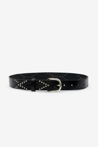 Ceinture en cuir Telly décorée de clous