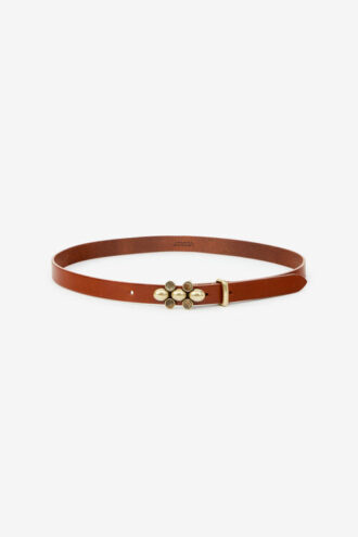 Ceinture en cuir Valdez avec boucle bijou