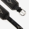 Ceinture large en cuir clouté Lucie Ceinture large en cuir clouté Lucie