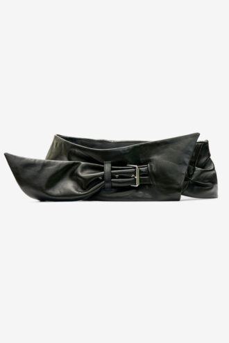 Ceinture large en cuir souple Caren