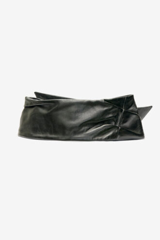 Ceinture large en cuir souple Caren