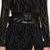 Ceinture large en cuir souple Caren