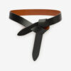 Ceinture à nouer en cuir lisse Lecce Ceinture à nouer en cuir lisse Lecce