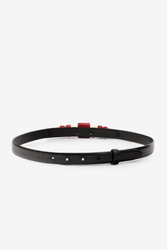 Ceinture Raissa en cuir et bijoux
