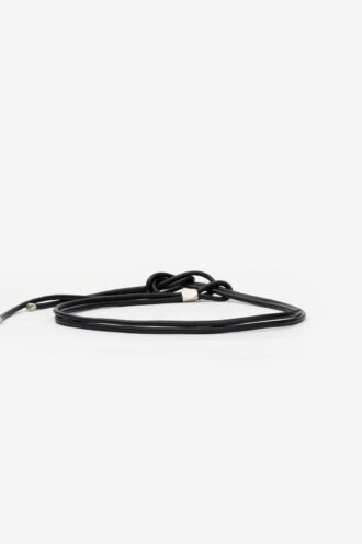 Ceinture Silvia en cuir et métal
