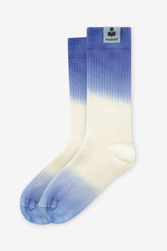 Chaussettes en coton tie-dye Mizia