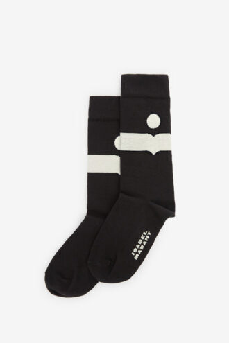 Chaussettes mi-mollet Nesson avec logo