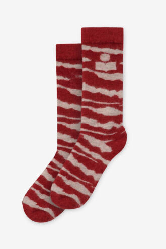 Chaussettes à motif zébré Shona