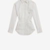 Chemise Aurora en coton et soie rayée Chemise Aurora en coton et soie rayée