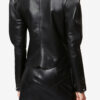 Chemise courte en cuir d’agneau Nerida Chemise courte en cuir d’agneau Nerida