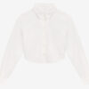 Chemise courte unie en soie mélangée Fleora Chemise courte unie en soie mélangée Fleora