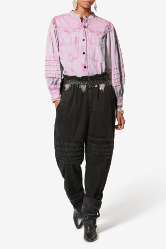 Chemise en chambray délavé Mileda Chemise en chambray délavé Mileda