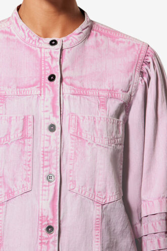 Chemise en chambray délavé Mileda Chemise en chambray délavé Mileda