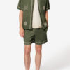 Chemise en gaze de coton brodée Zekim Chemise en gaze de coton brodée Zekim