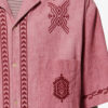 Chemise en gaze de coton brodée Zekim Chemise en gaze de coton brodée Zekim