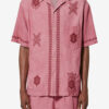 Chemise en gaze de coton brodée Zekim Chemise en gaze de coton brodée Zekim