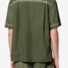 Chemise en gaze de coton brodée Zekim Chemise en gaze de coton brodée Zekim