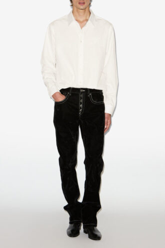 Chemise en popeline de coton Nathan