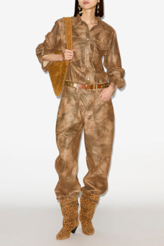 Chemise en simili cuir Karima