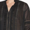 Chemise en voile de coton ajouré Valda Chemise en voile de coton ajouré Valda